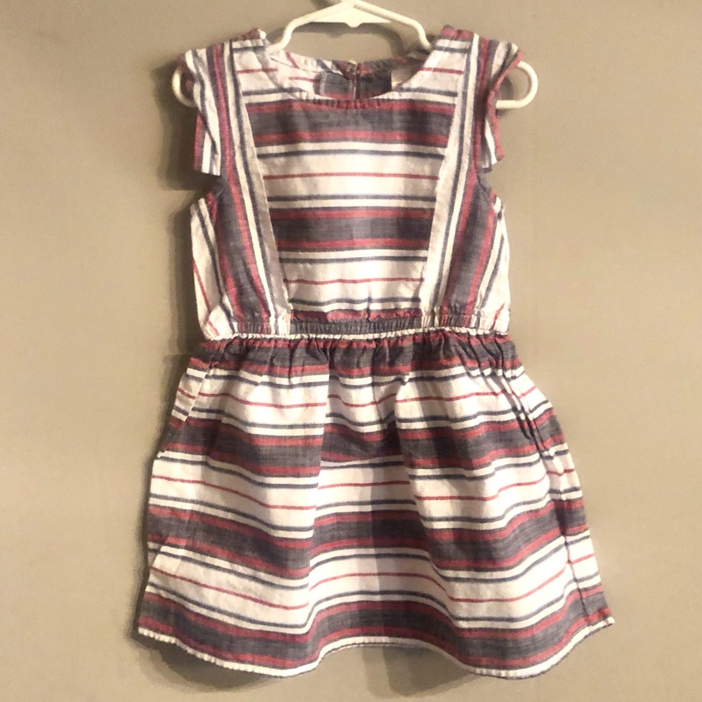 Girls Striped Dress NWOT